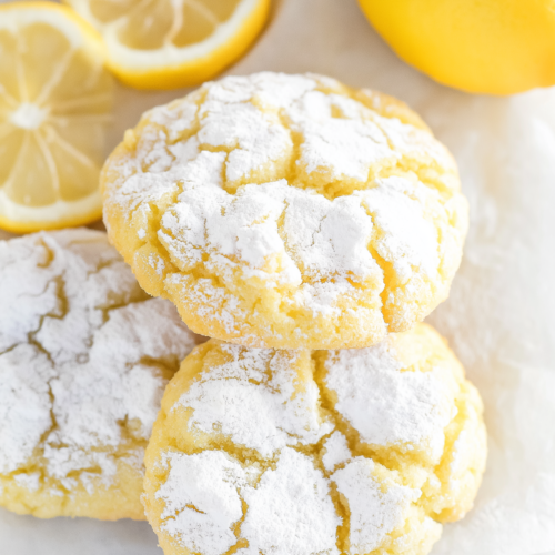 Lemon Crinkle Cookies