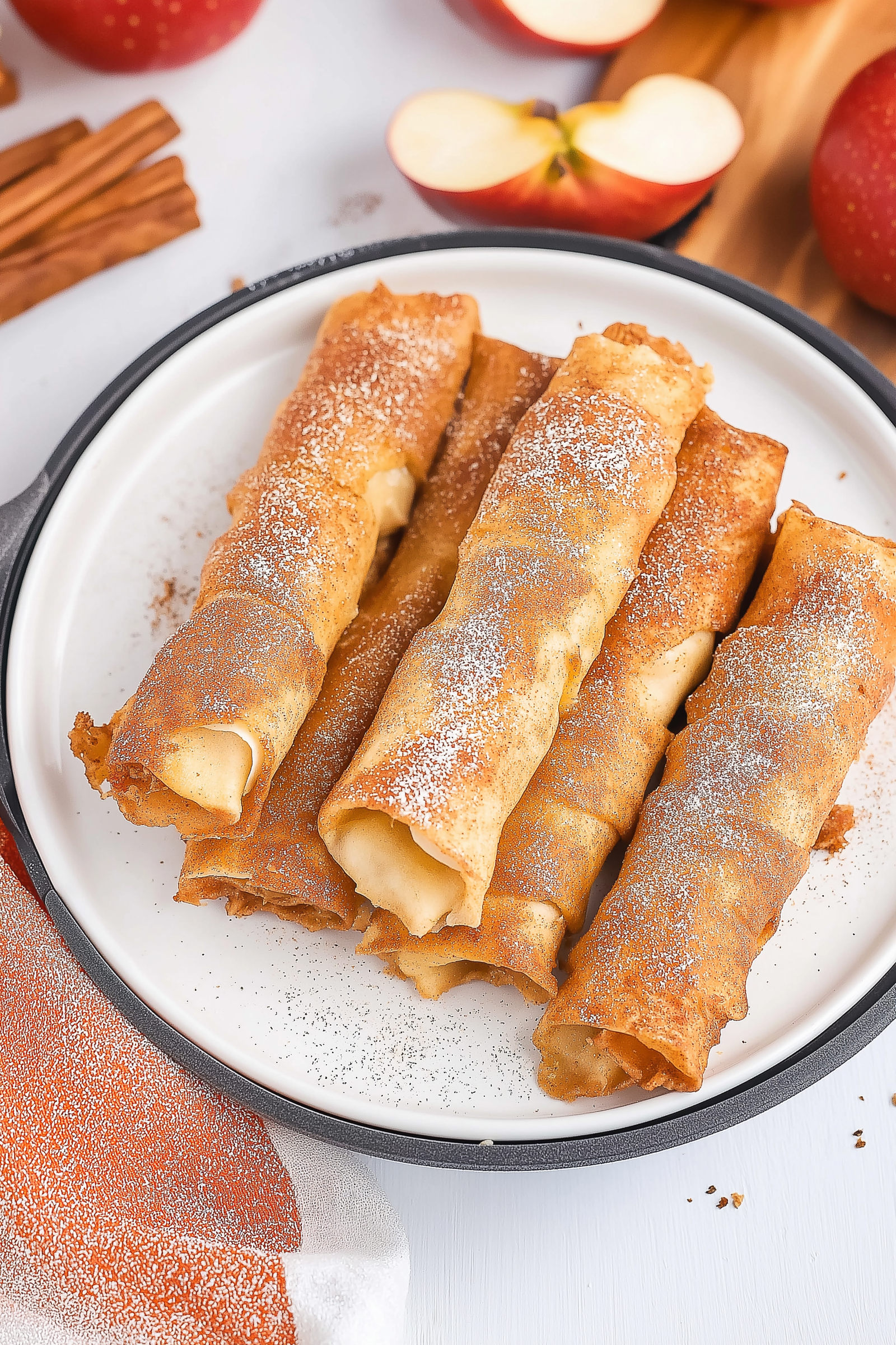 Air Fryer Apple Pie Taquitos