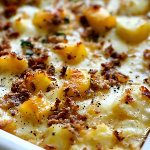 Cheesy Potato Breakfast Casserole