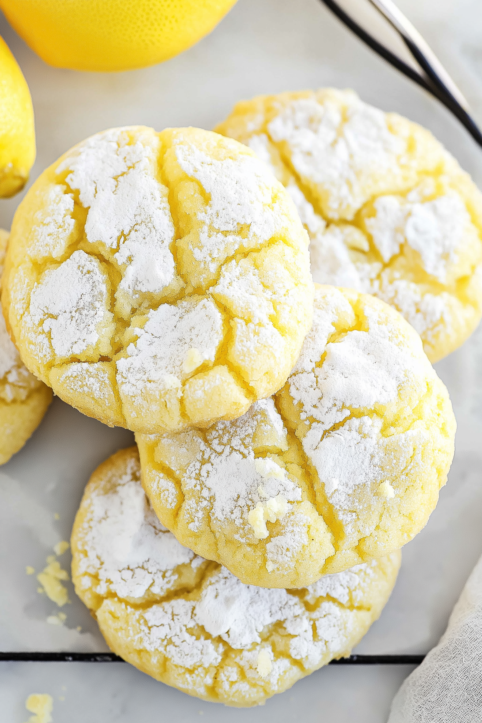 Lemon Crinkle Cookies