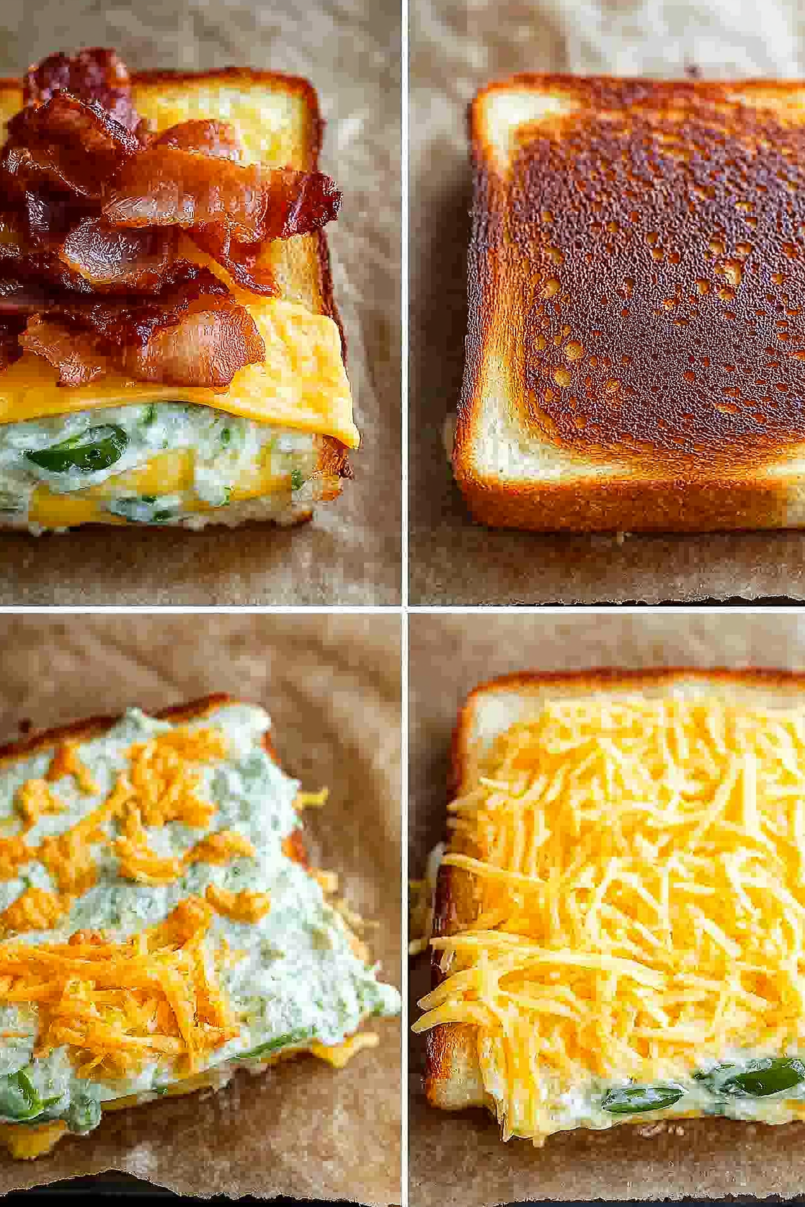 Roasted Jalapeno Popper Grilled Cheese