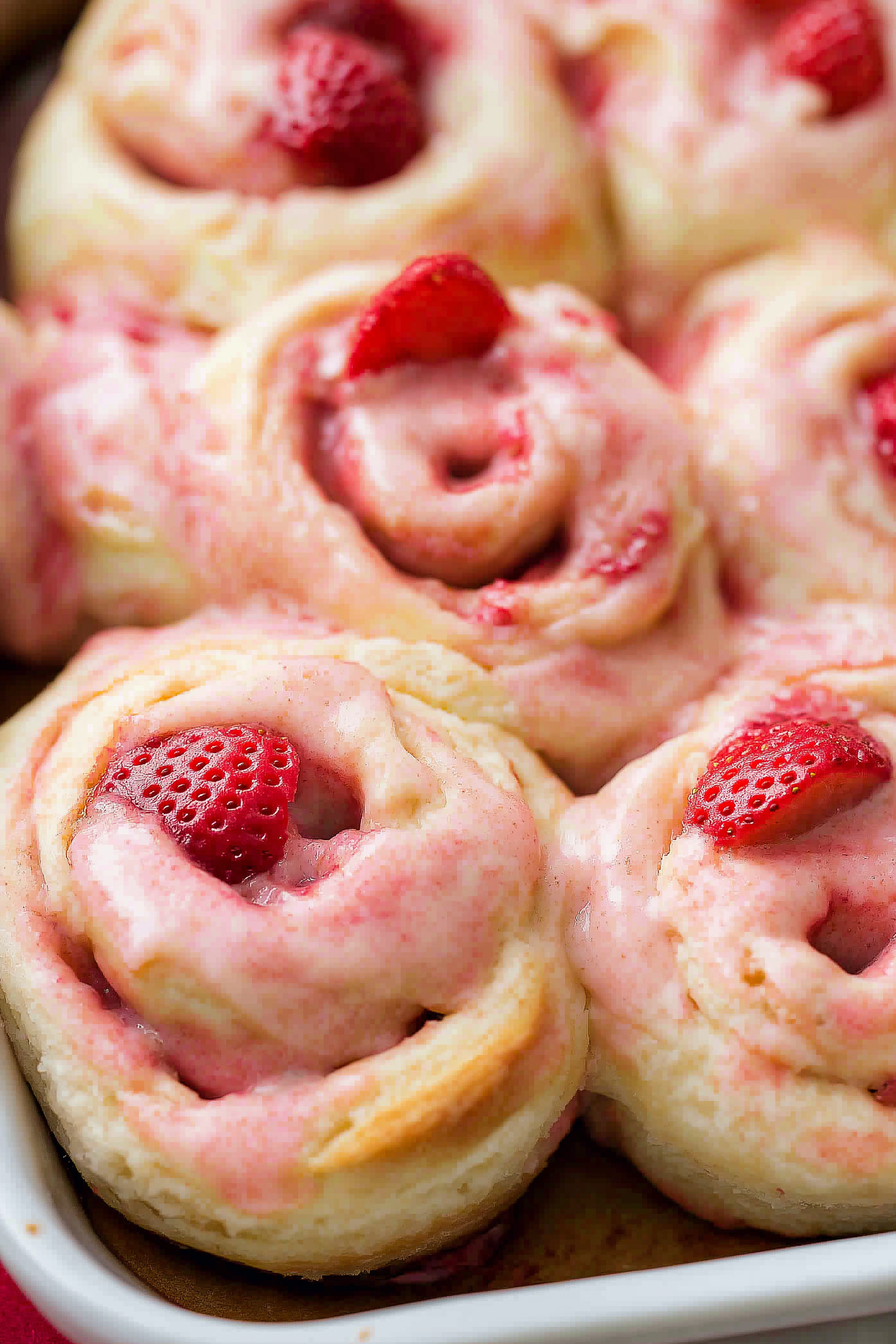 Strawberry Cinnamon Rolls