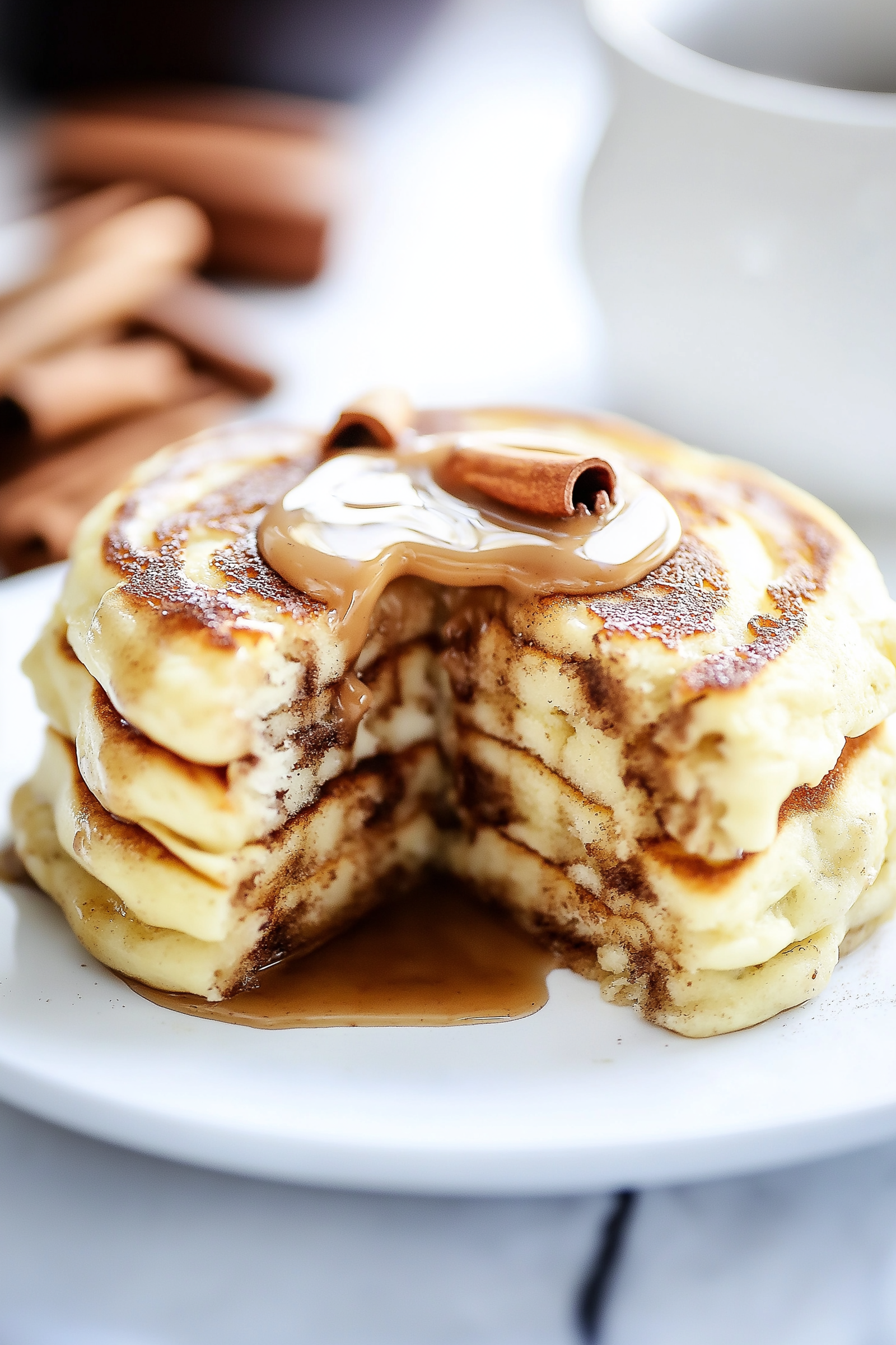 Cinnamon Roll Pancakes