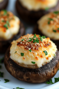 Air Fryer Stuffed Mushrooms