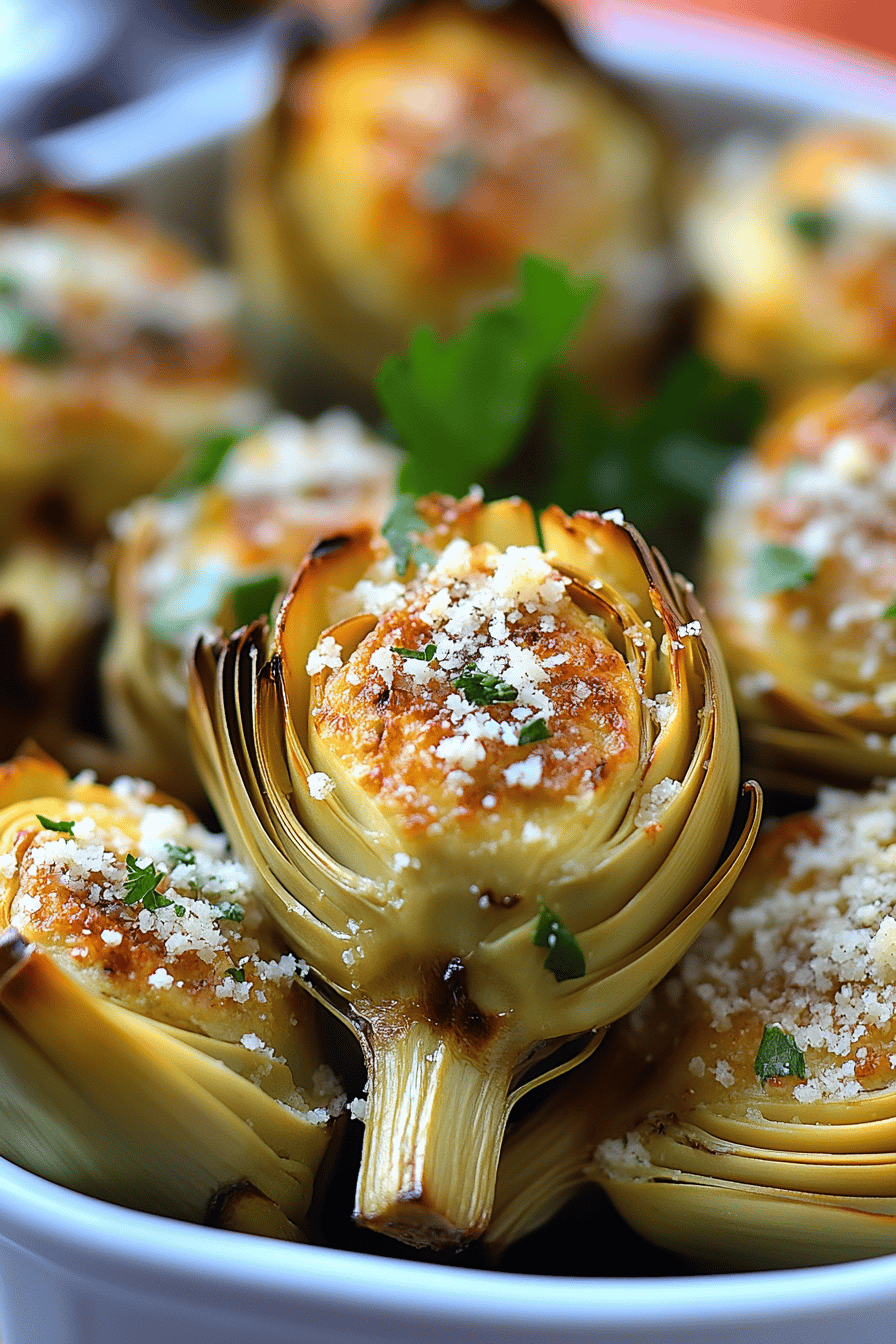 Baked Parmesan Artichoke Hearts ingredients
