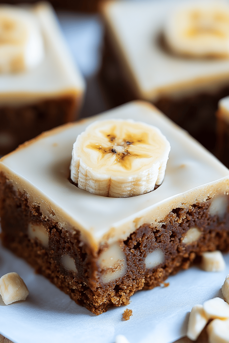 Banana Bread Brownies ingredients