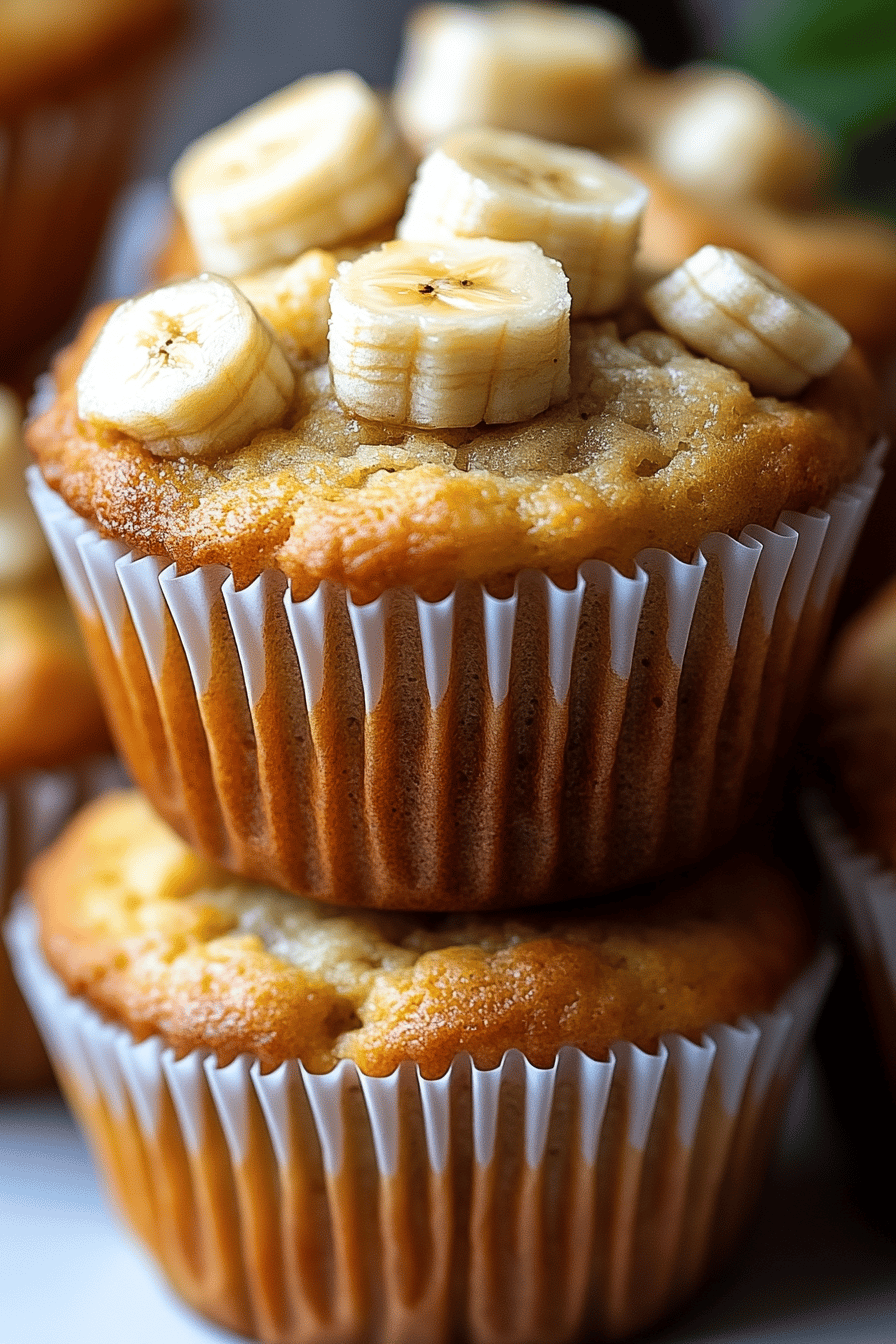 Bisquick Banana Muffins Final Dish Presentation
