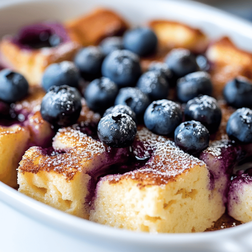 Blueberry French Toast Casserole