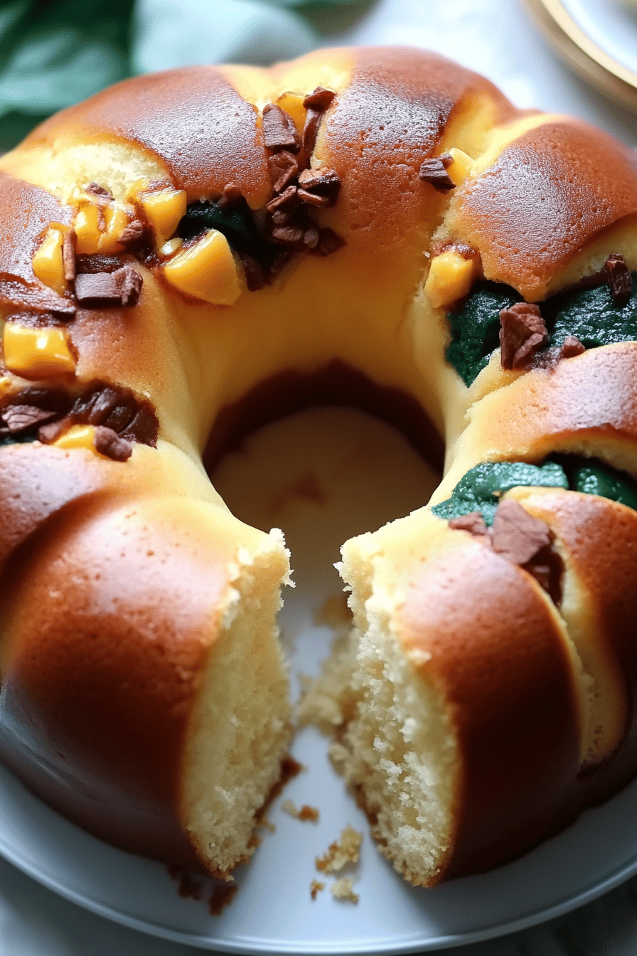 Breakfast Bundt Cake Final Dish Presentation
