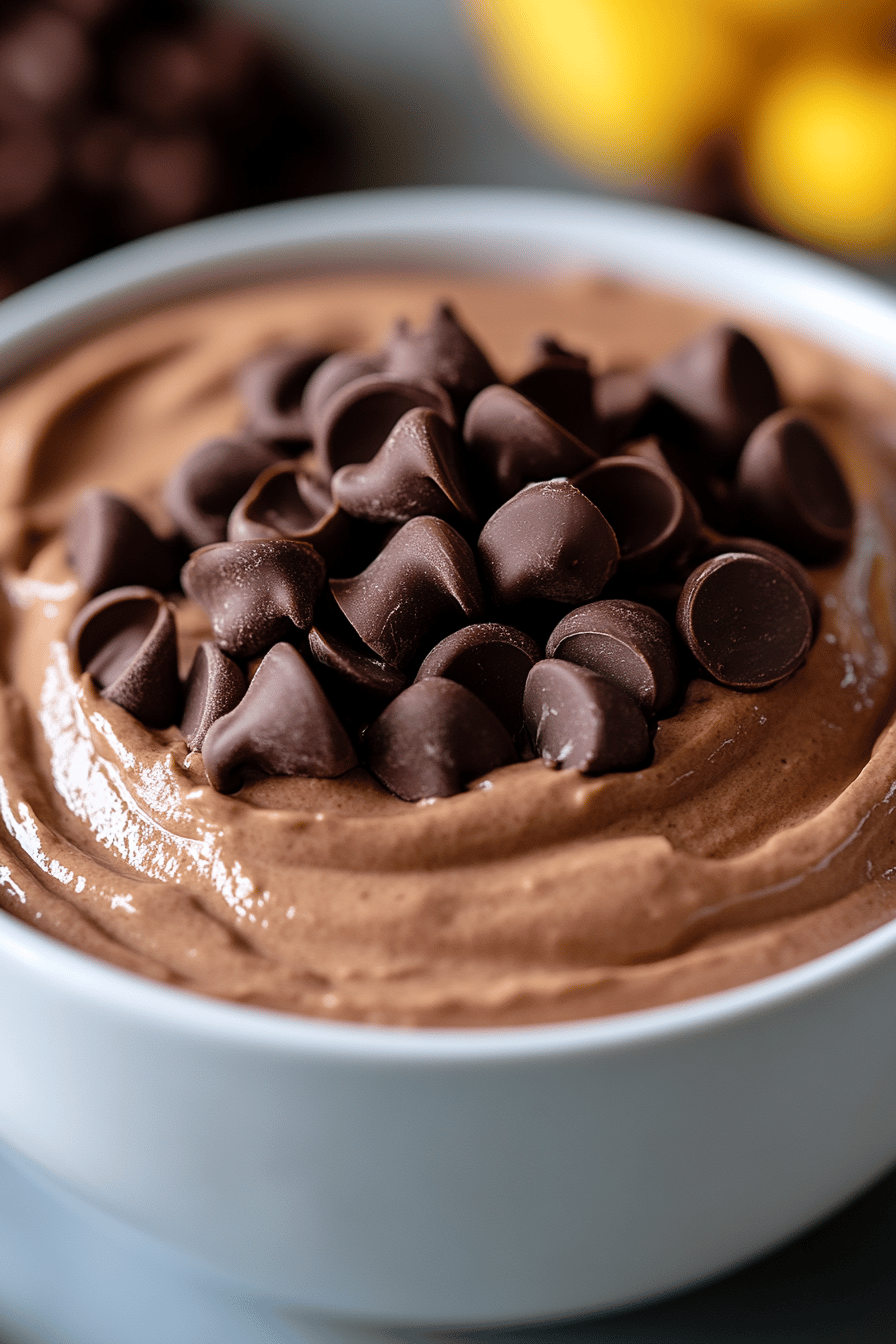 Brownie Batter Dip Recipe Final Dish Presentation