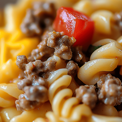 Cheeseburger Pasta