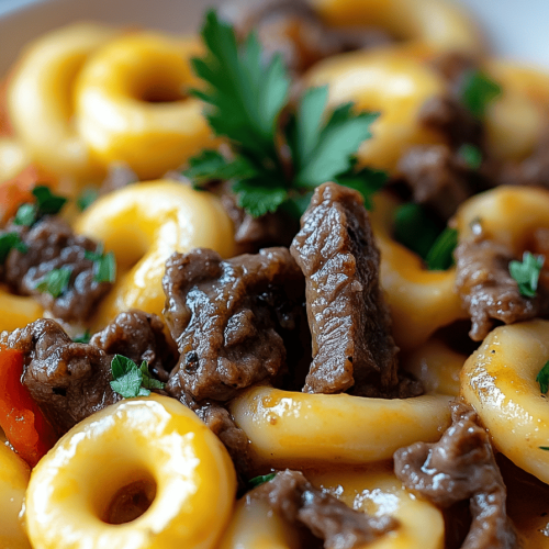 Cheesesteak Tortellini