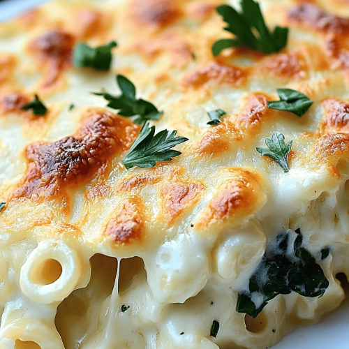 Cheesy Cauliflower Alfredo Bake