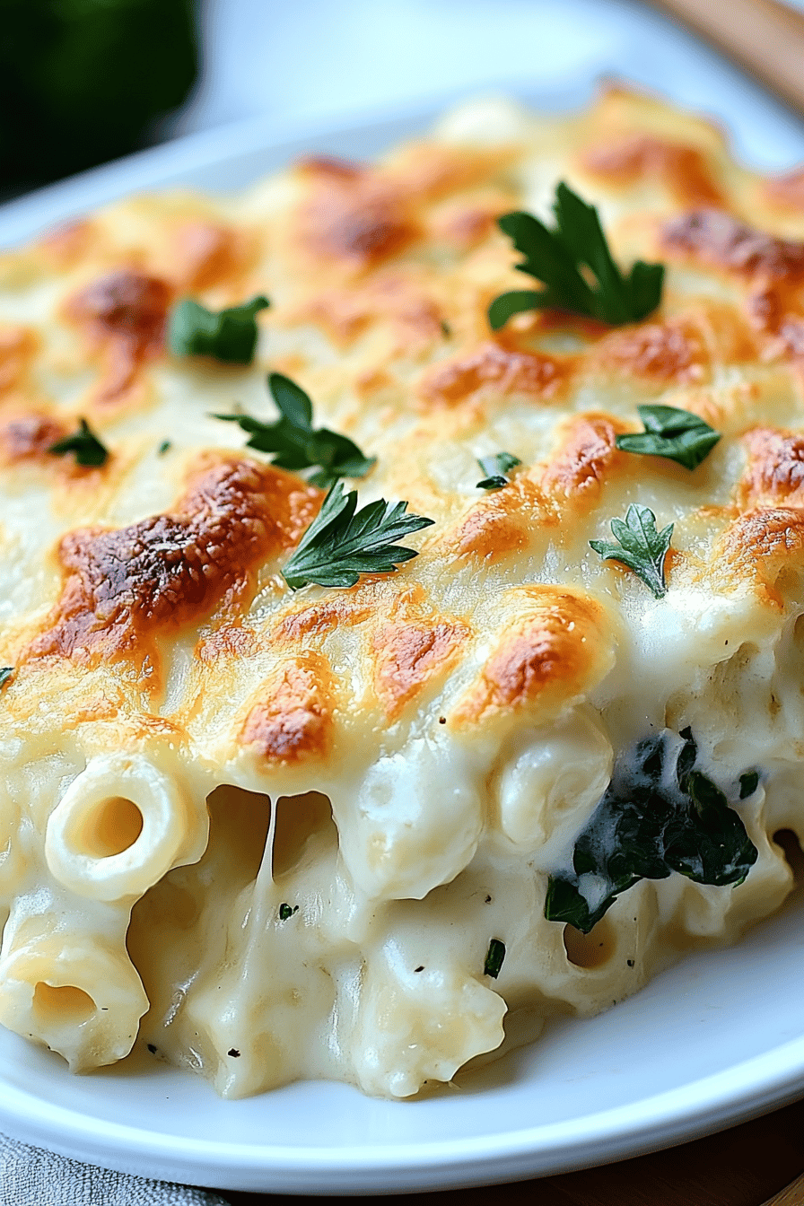 Cheesy Cauliflower Alfredo Bake ingredients