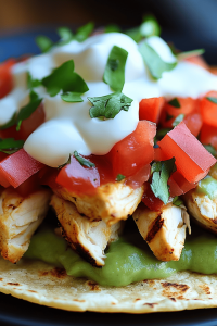 Chicken Tostadas