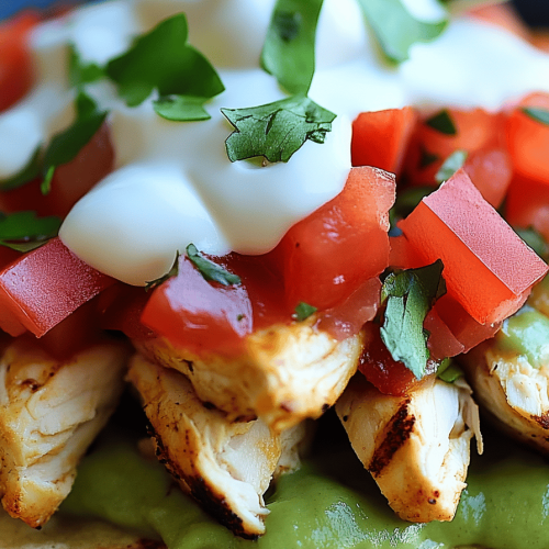 Chicken Tostadas