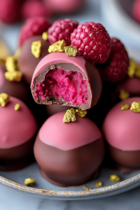 Chocolate Raspberry Truffles