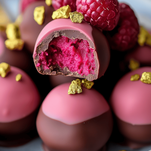 Chocolate Raspberry Truffles
