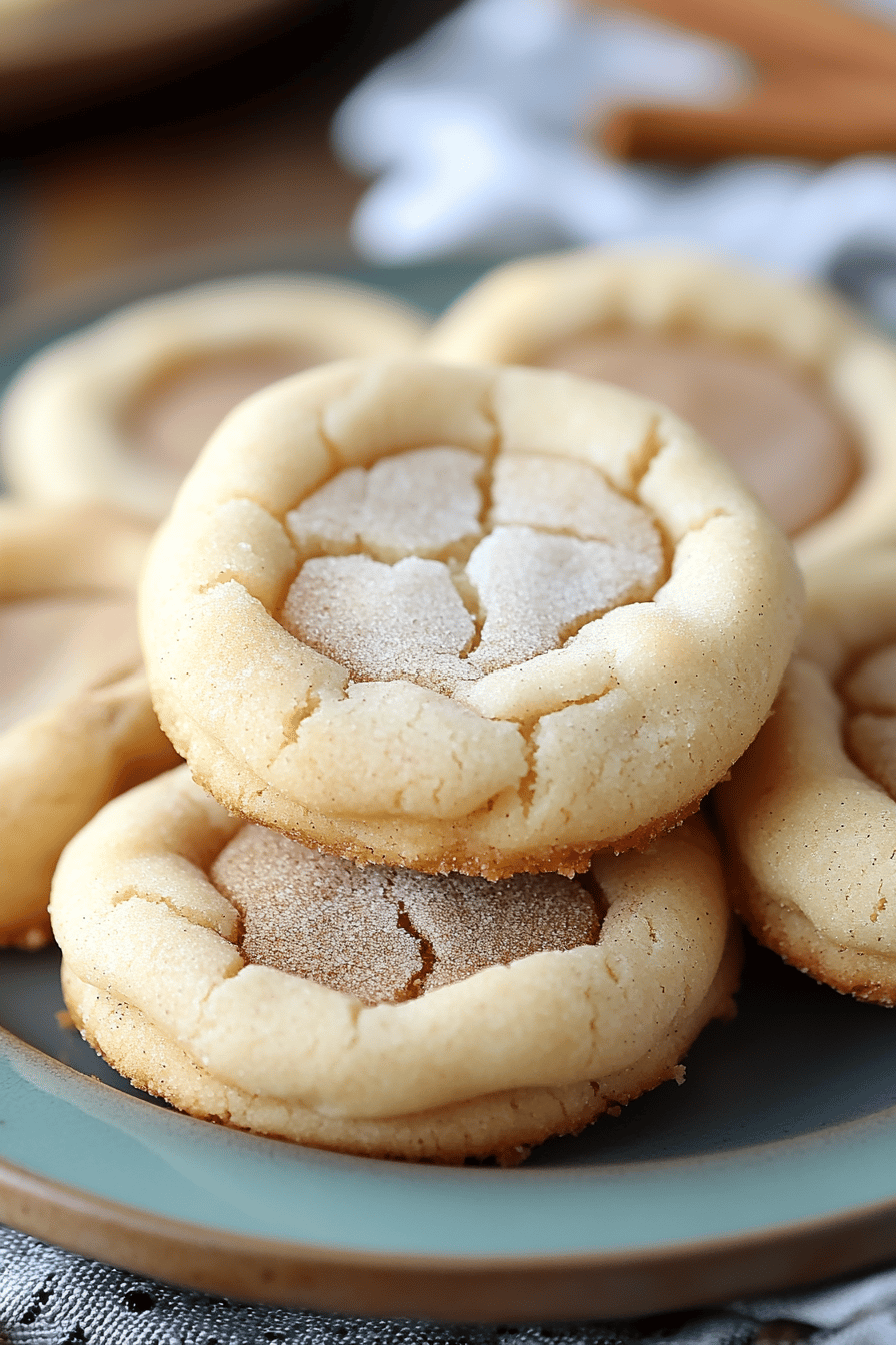 Cinnamon Crinkle Cookies Final Dish Presentation