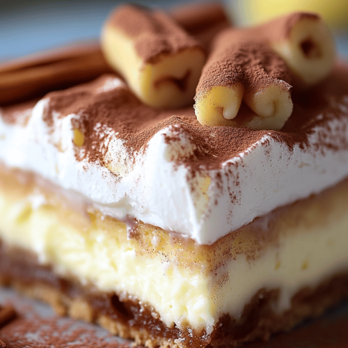 Cinnamon Roll Poke Cake
