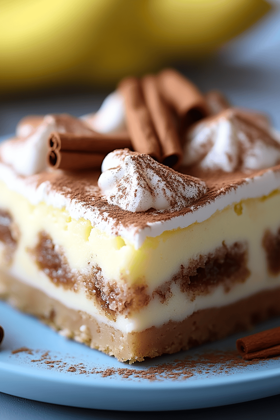 Cinnamon Roll Poke Cake Final Dish Presentation
