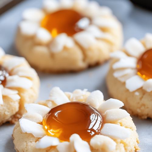 Coconut Thumbprint Cookies