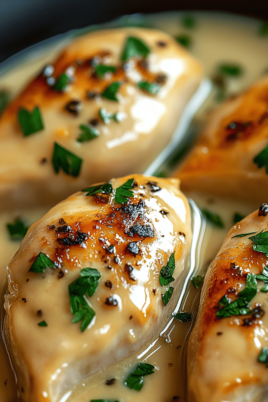 Creamy Garlic Chicken Recipe ingredients