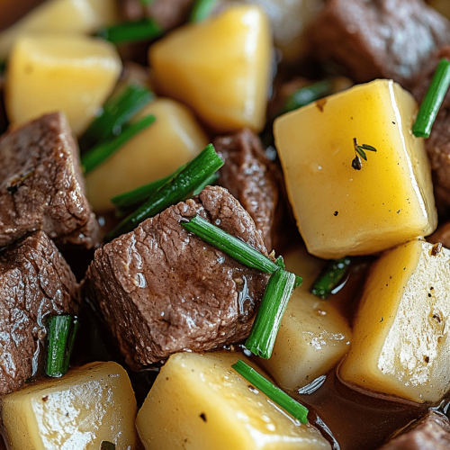 Crockpot Loaded Steak