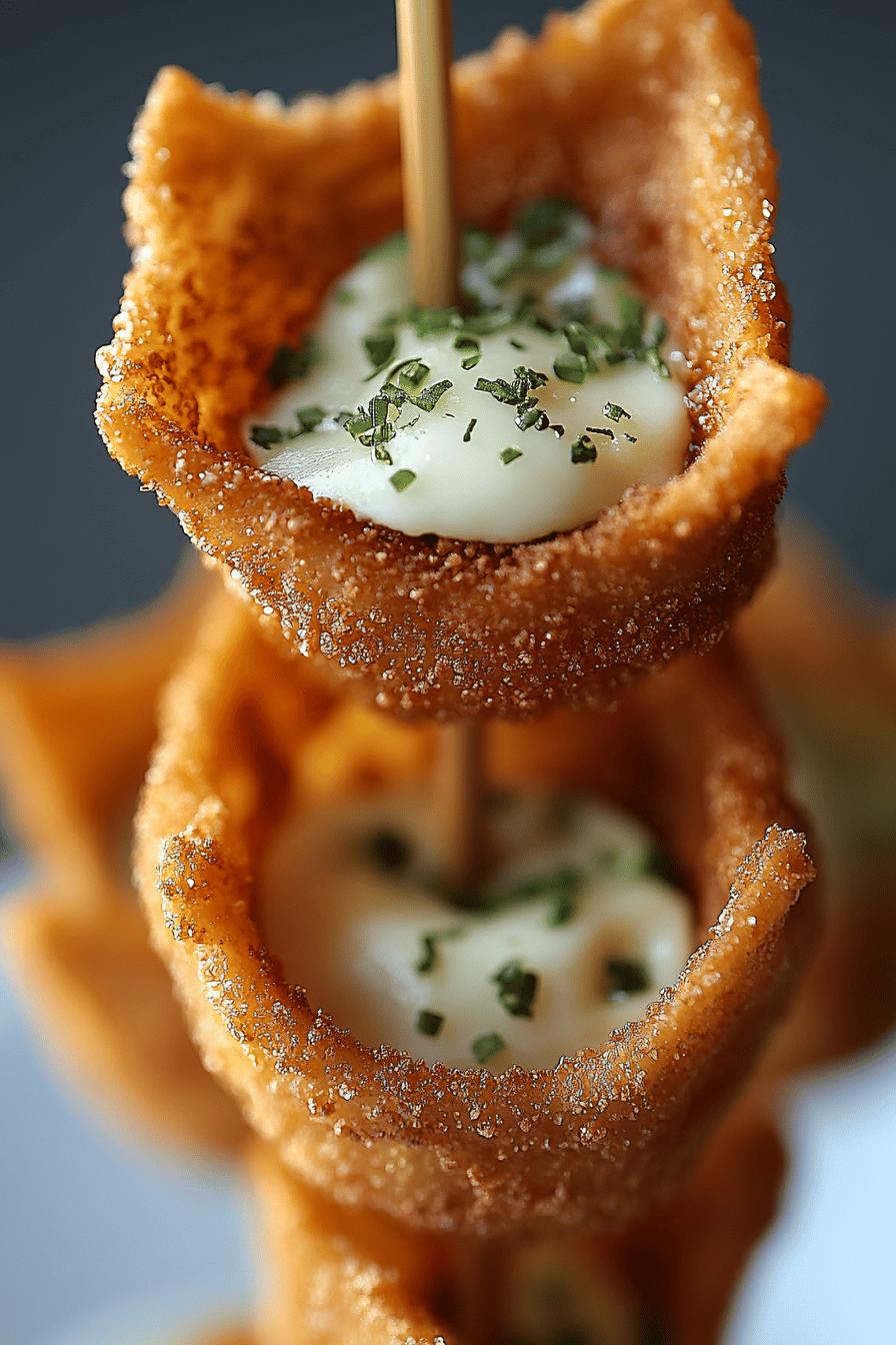 Deep-Fried Ravioli Final Dish Presentation