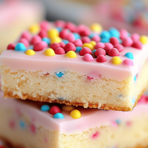 Frosted Sugar Cookie Bars