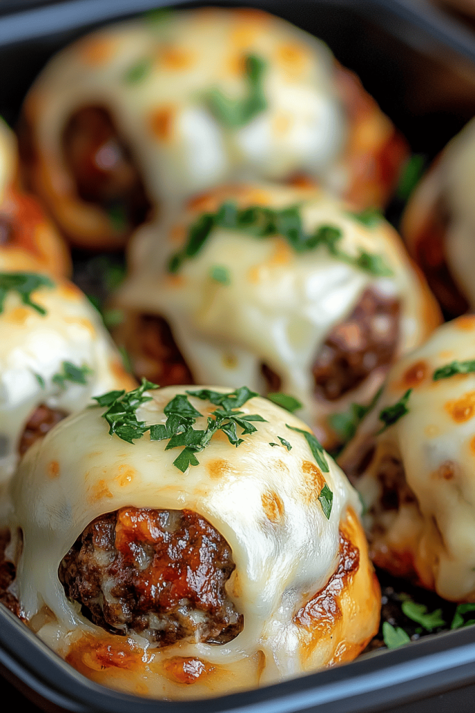 Garlic Bread Meatball Bombs