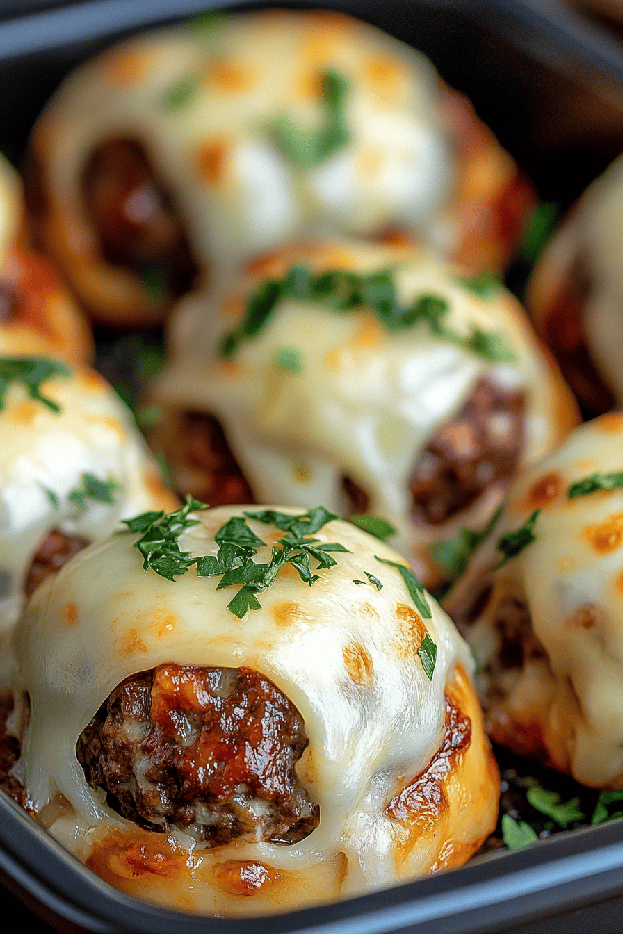 Garlic Bread Meatball Bombs ingredients