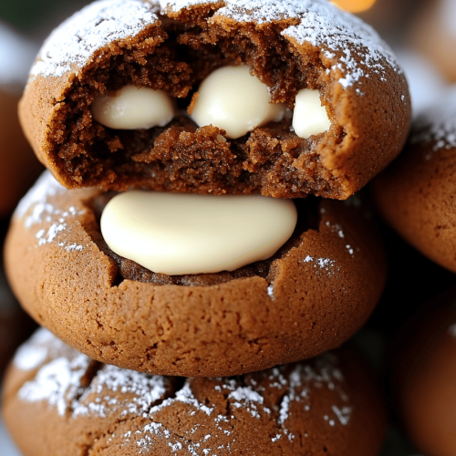 Gingerbread Cheesecake Cookies