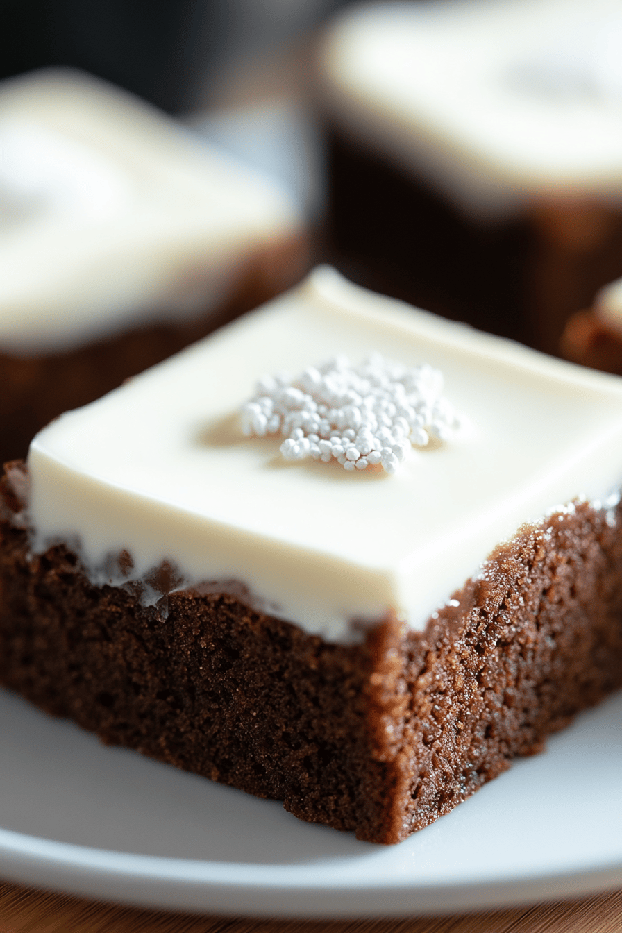 Gingerbread Sheet Cake ingredients