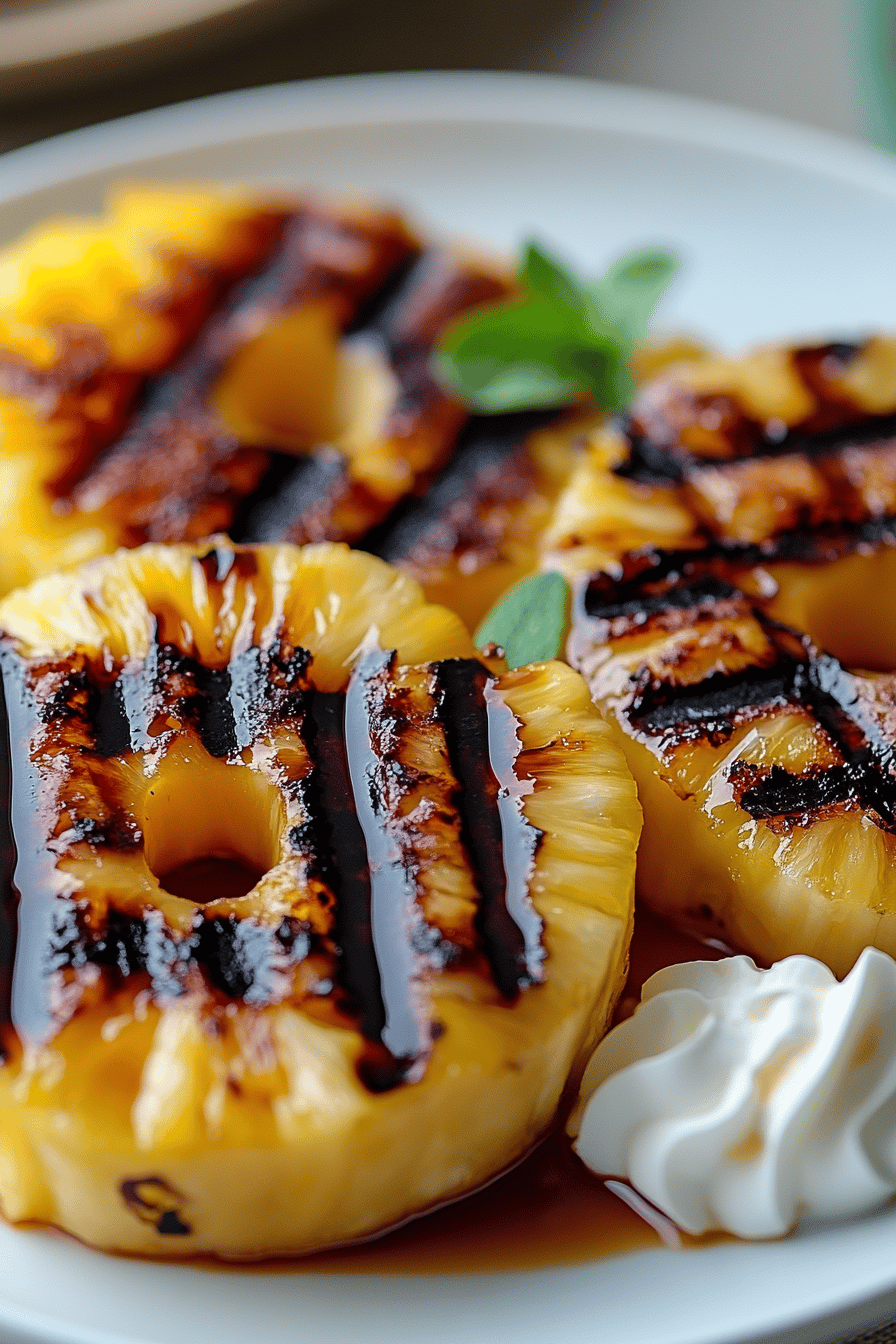 Grilled Pineapple Recipe ingredients