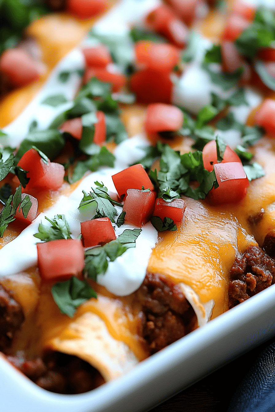 Ground Beef Enchiladas ingredients