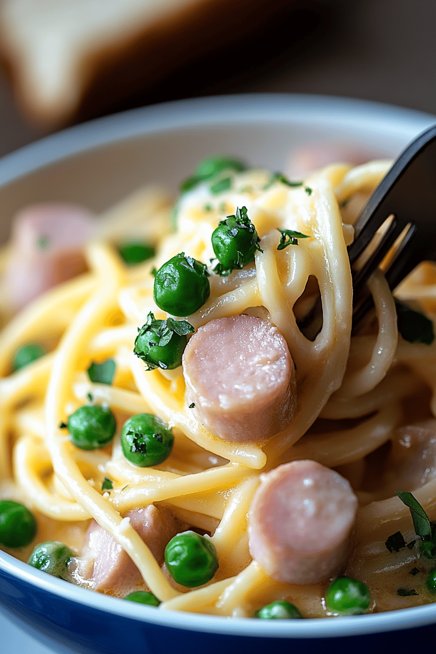 Ham Tetrazzini Recipe Final Dish Presentation