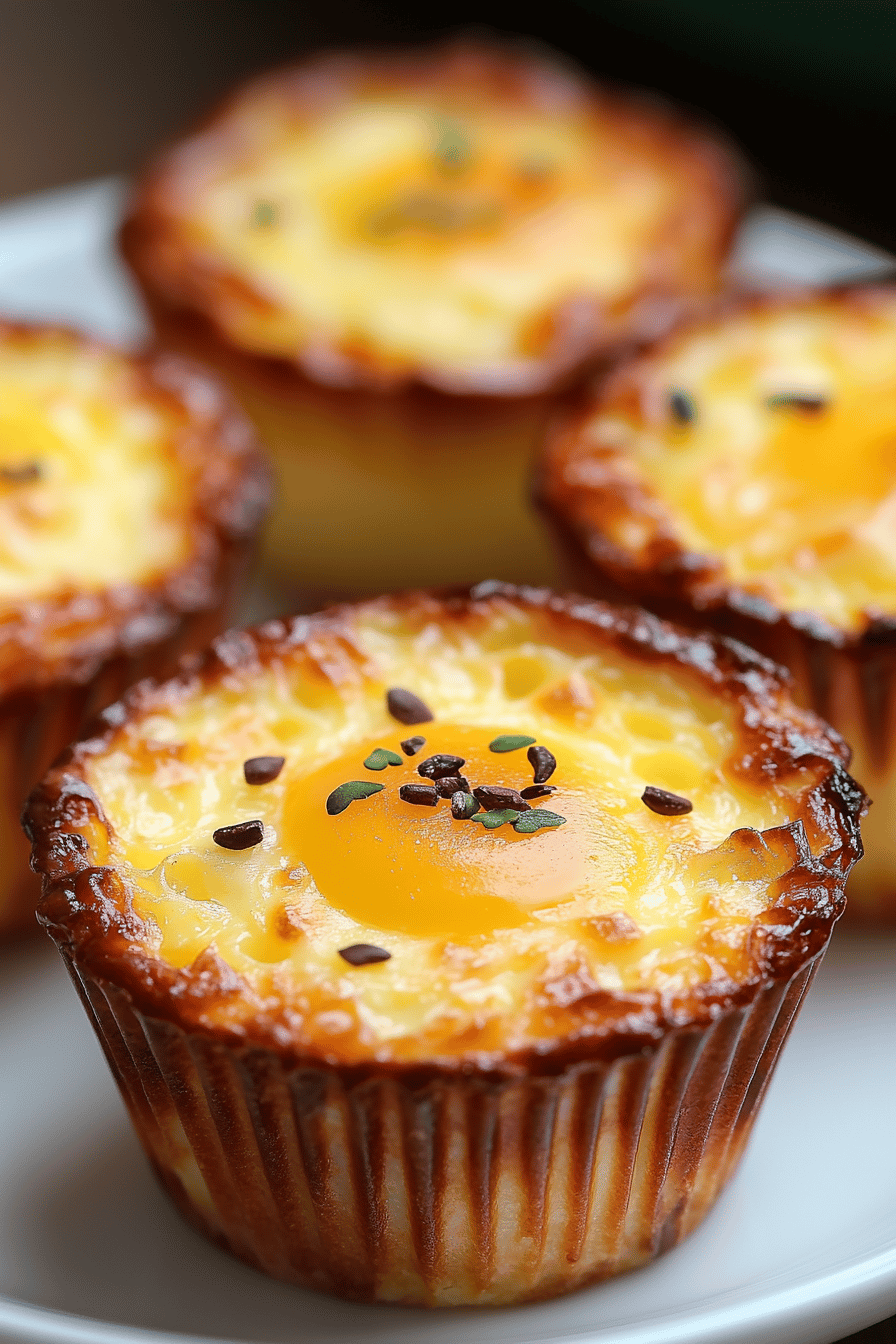 Ham and Cheese Egg Muffins Final Dish Presentation
