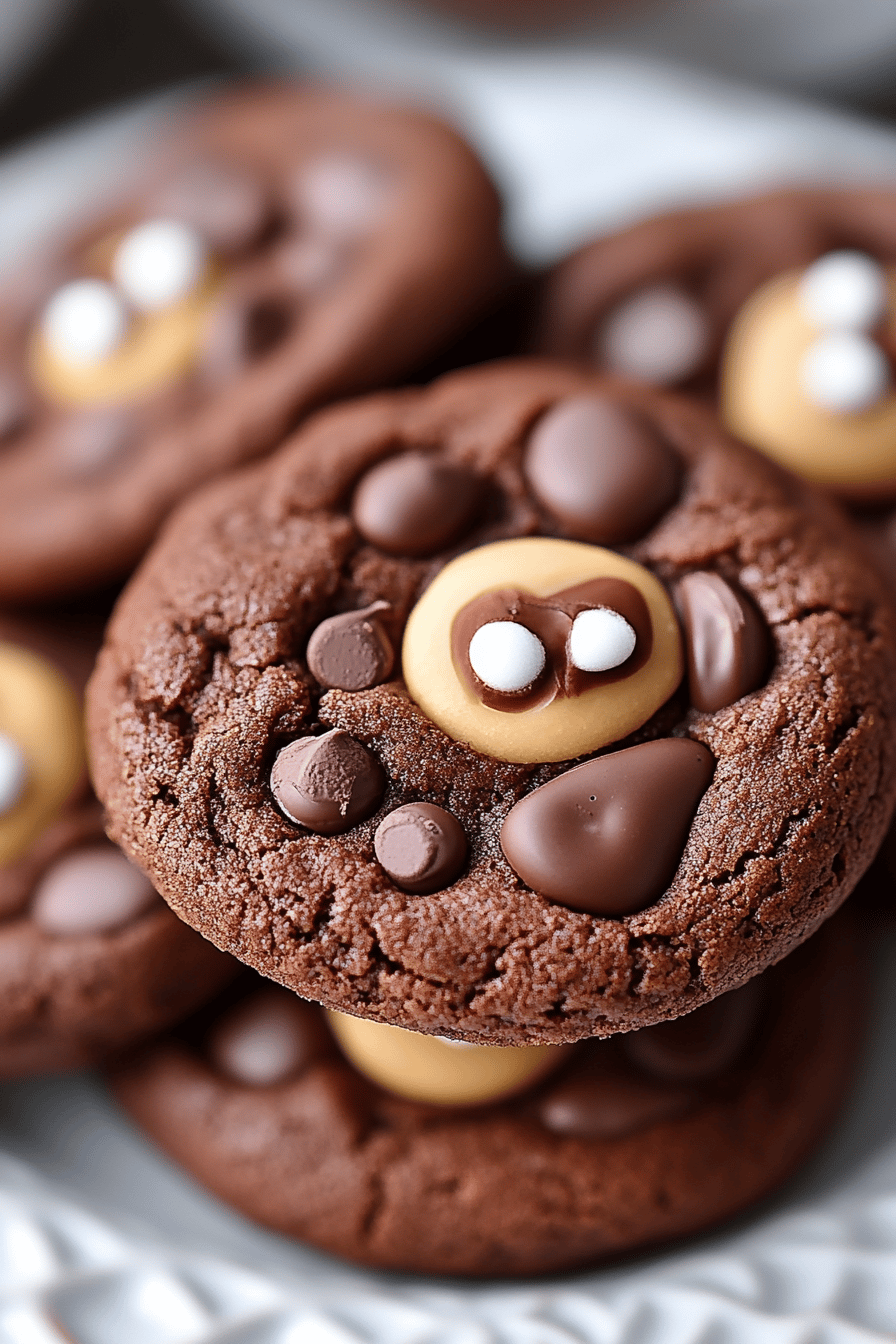 Hot Chocolate Cookies Final Dish Presentation