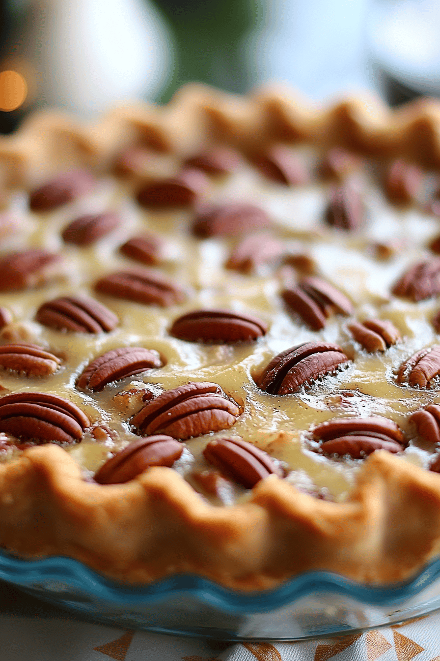 Island Pecan Pie Final Dish Presentation