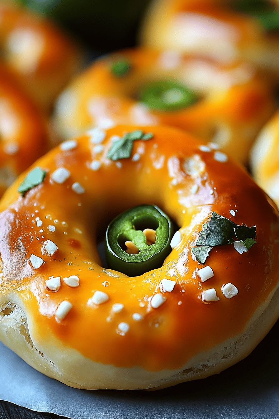 Jalapeno Cheddar Pretzels Final Dish Presentation