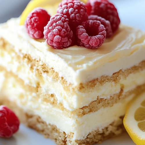 Lemon Icebox Cake