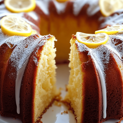 Lemon Pound Cake Recipe