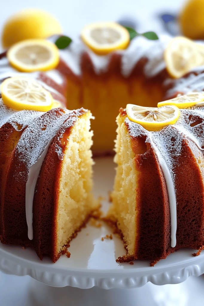 Lemon Pound Cake Recipe