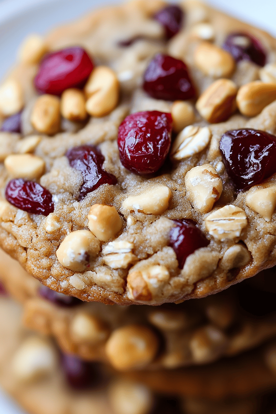Oatmeal Cranberry Pecan Cookies Final Dish Presentation