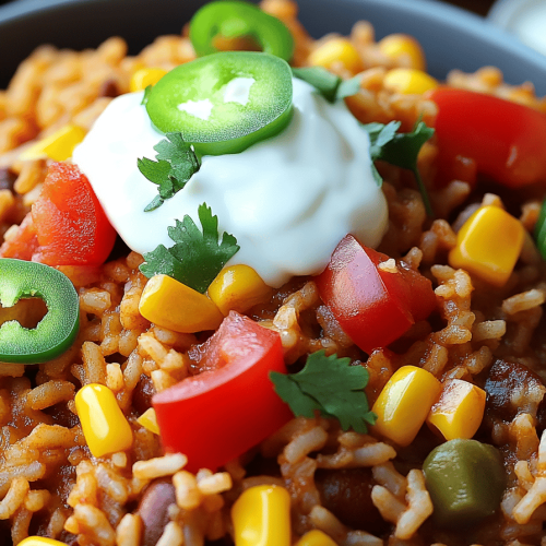 One-Pan Taco Rice