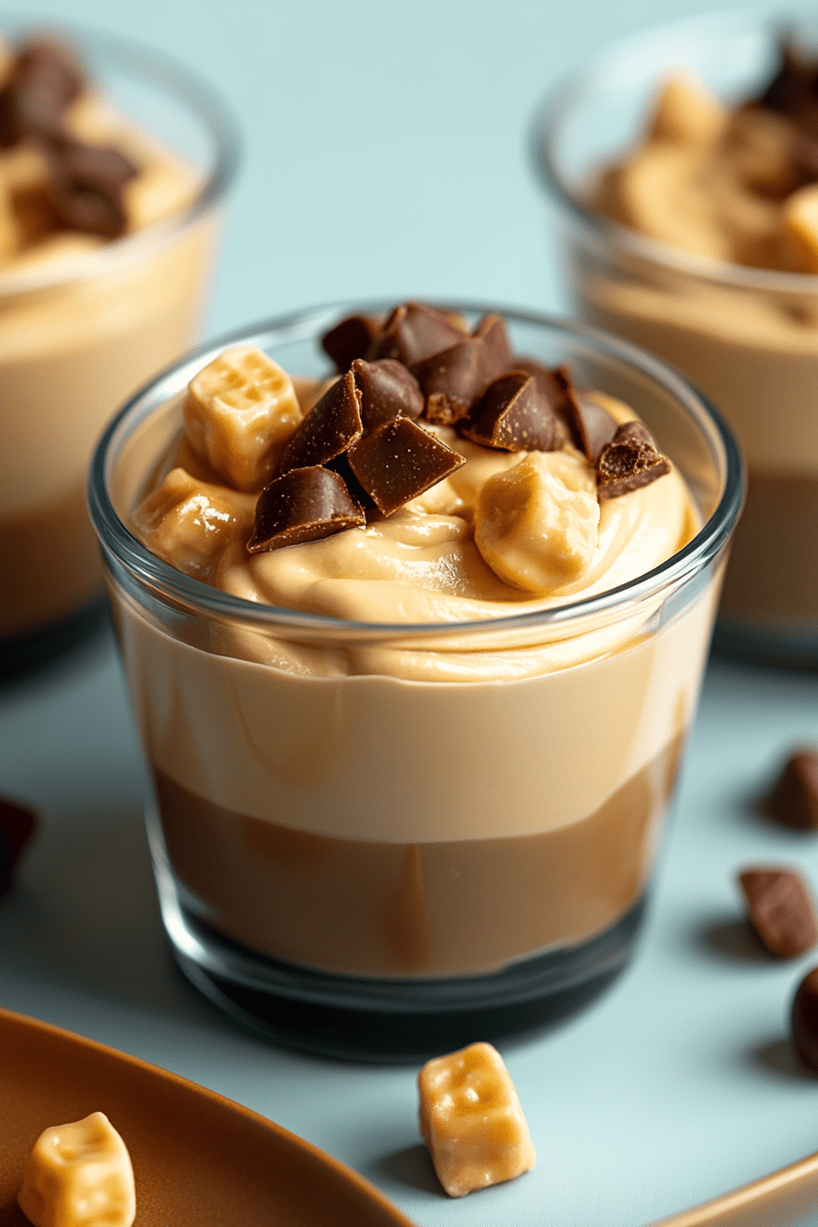 Peanut Butter Mousse Final Dish Presentation