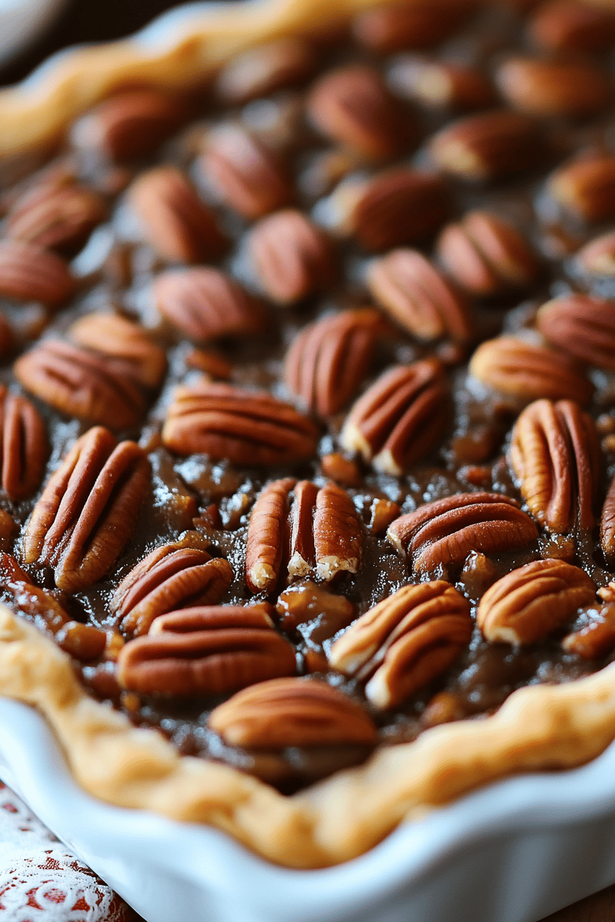 Pecan Slab Pie Recipe Final Dish Presentation