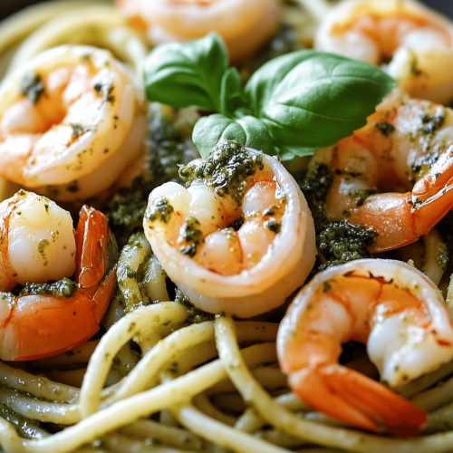 Pesto Shrimp Pasta