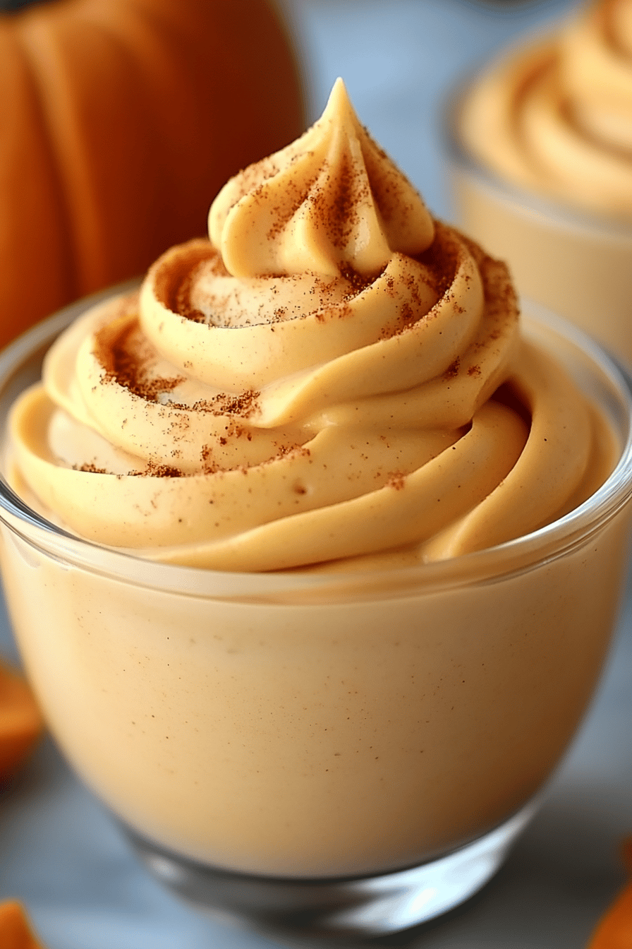 Pumpkin Whipped Cream Final Dish Presentation